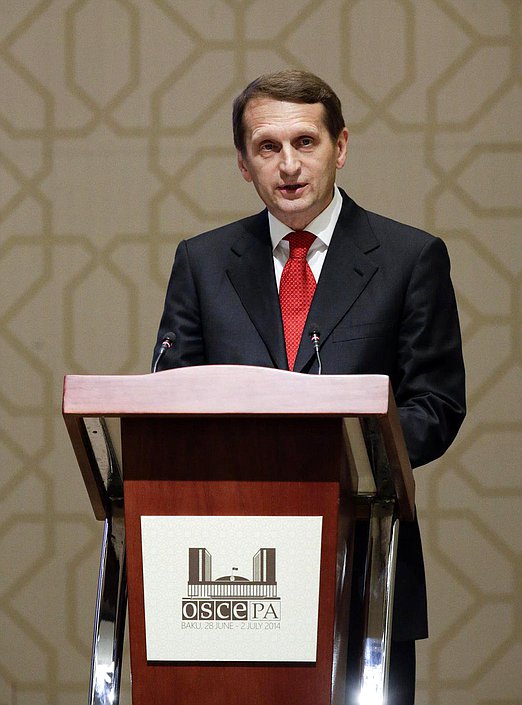   Рабочий визит Председателя Государственной Думы Сергея Нарышкина в Азербайджанскую Республику.