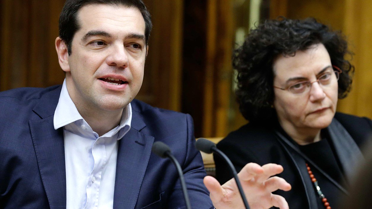 Встреча Председателя Государственной Думы Федерального Собрания российской Федерации С.Е. Нарышкина с Премьер-министром Греческой Республики А. Ципрасом.