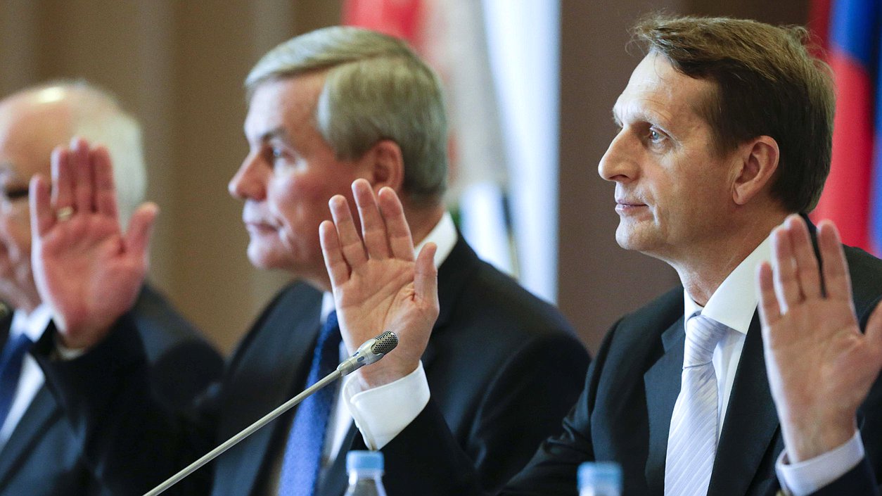 Рабочая поездка Председателя Государственной Думы Федерального Собрания Российской Федерации Сергея Нарышкина в Южный федеральный округ. Второе  Заседание 47-й Сессии Парламентского Собрания. 