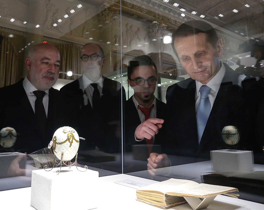 Музей Фаберже. Открытие выставки "Возвращённая история. Материалы из архива Юсуповых".