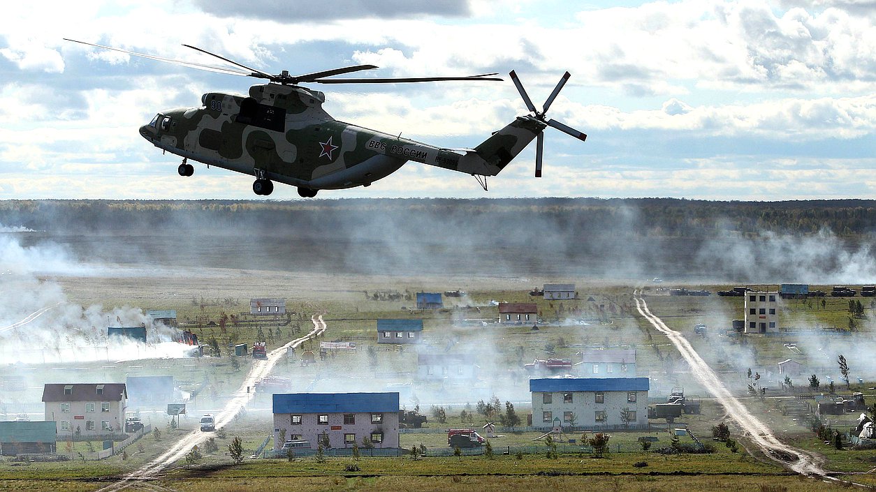 учения вертолет армия полигон