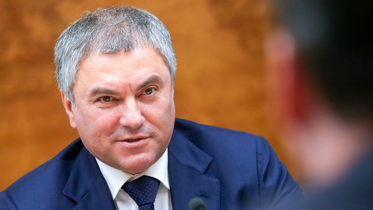 Chairman of the State Duma Viacheslav Volodin