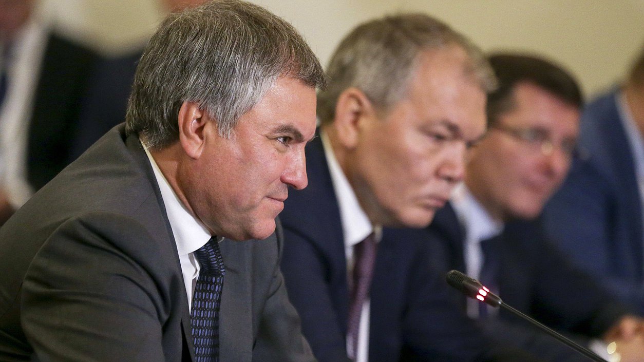 Chairman of the State Duma Viacheslav Volodin