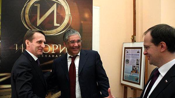 Сергей Нарышкин принял участие в торжественном открытии телеканала "История"