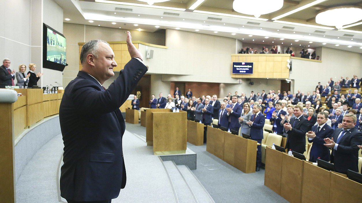 President of the Republic of Moldova Igor Dodon