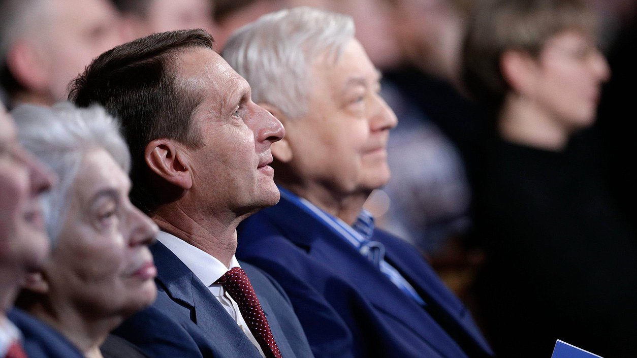 Торжественная церемония открытия Года литературы в России на сцене Московского Художественного театра имени А.П. Чехова.