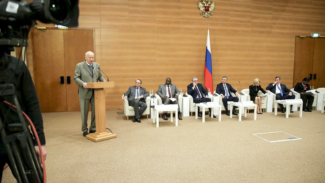 Meeting of Chairman of the State Duma Viacheslav Volodin with the ambassadors of African countries to the Russian Federation