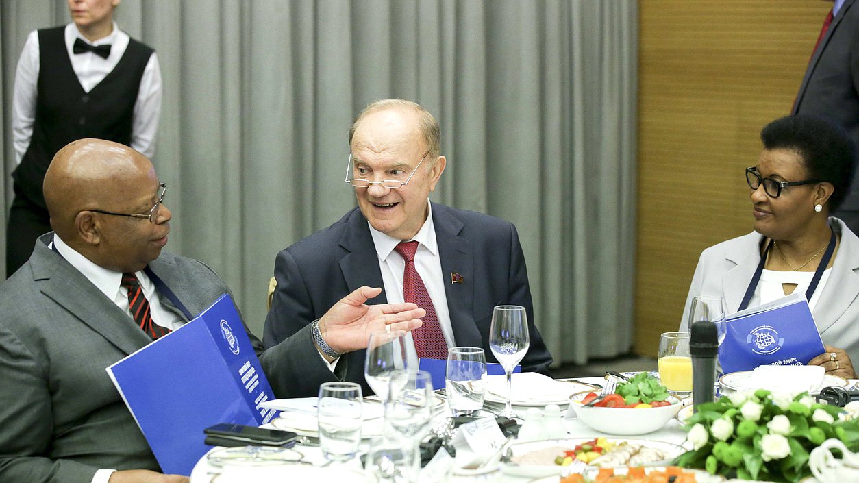 Leader of the Communist Party’s Faction Gennady Zyuganov