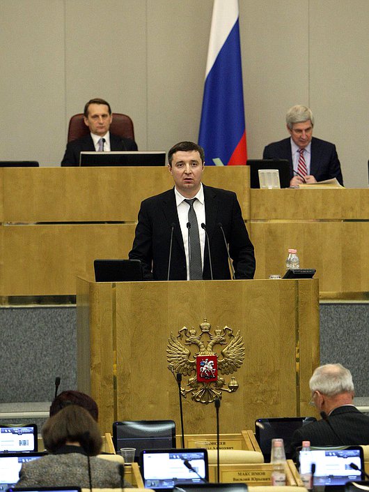  Участие представителей непарламентских партий в пленарном заседании Государственной Думы. Выступление Евгения Бляховича.