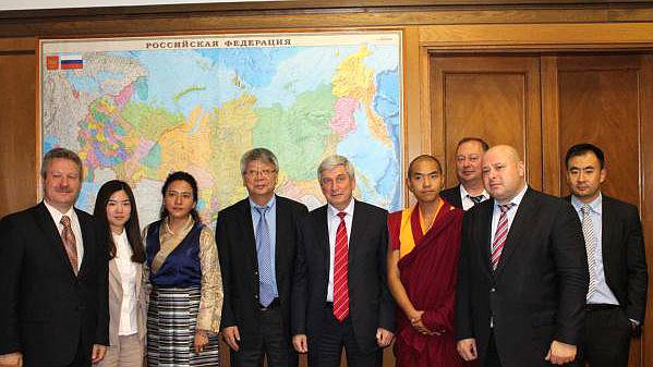 Первый заместитель Председателя Госдумы Иван Мельников встретился с делегацией деятелей тибетской культуры