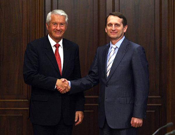21 мая Председатель Государственной Думы Сергей Нарышкин встретился с Генеральным секретарем Совета Европы Турбьорном Ягландом