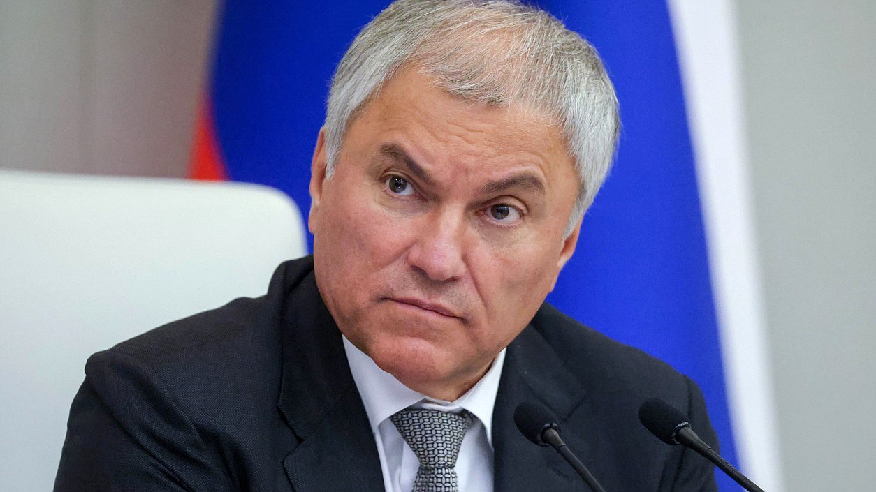 Председатель Государственной Думы Вячеслав Володин
