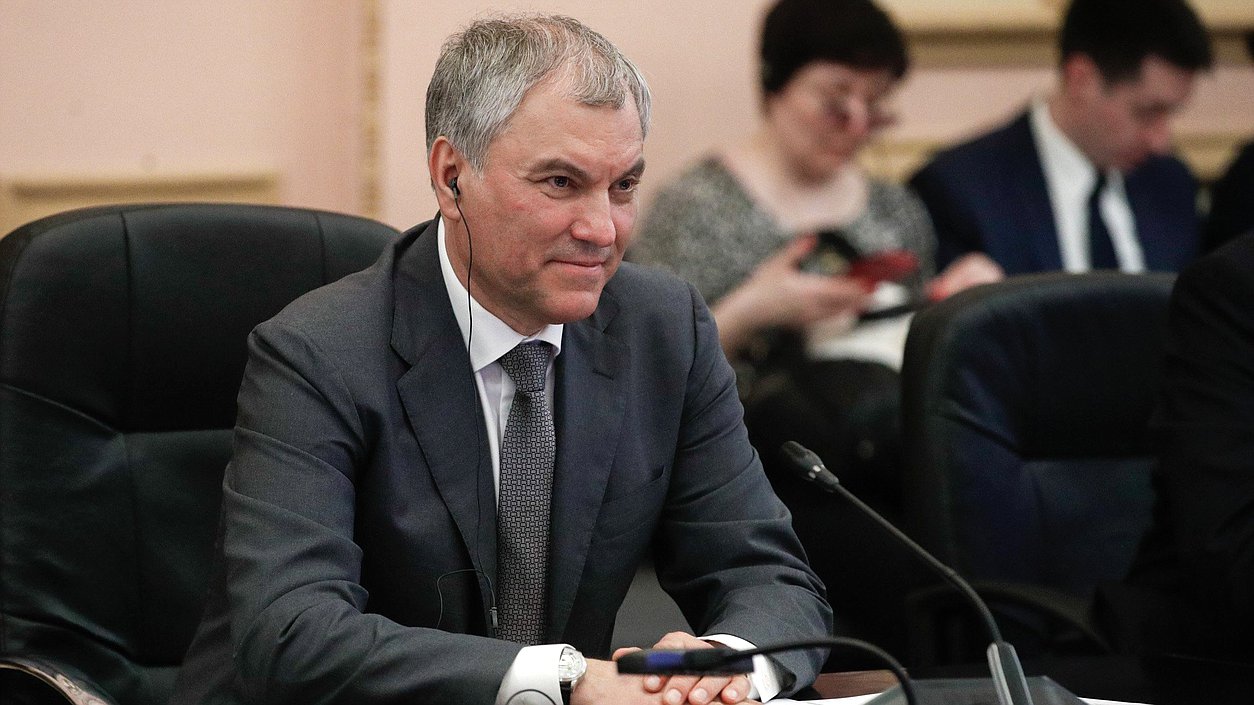 Chairman of the State Duma Vyacheslav Volodin