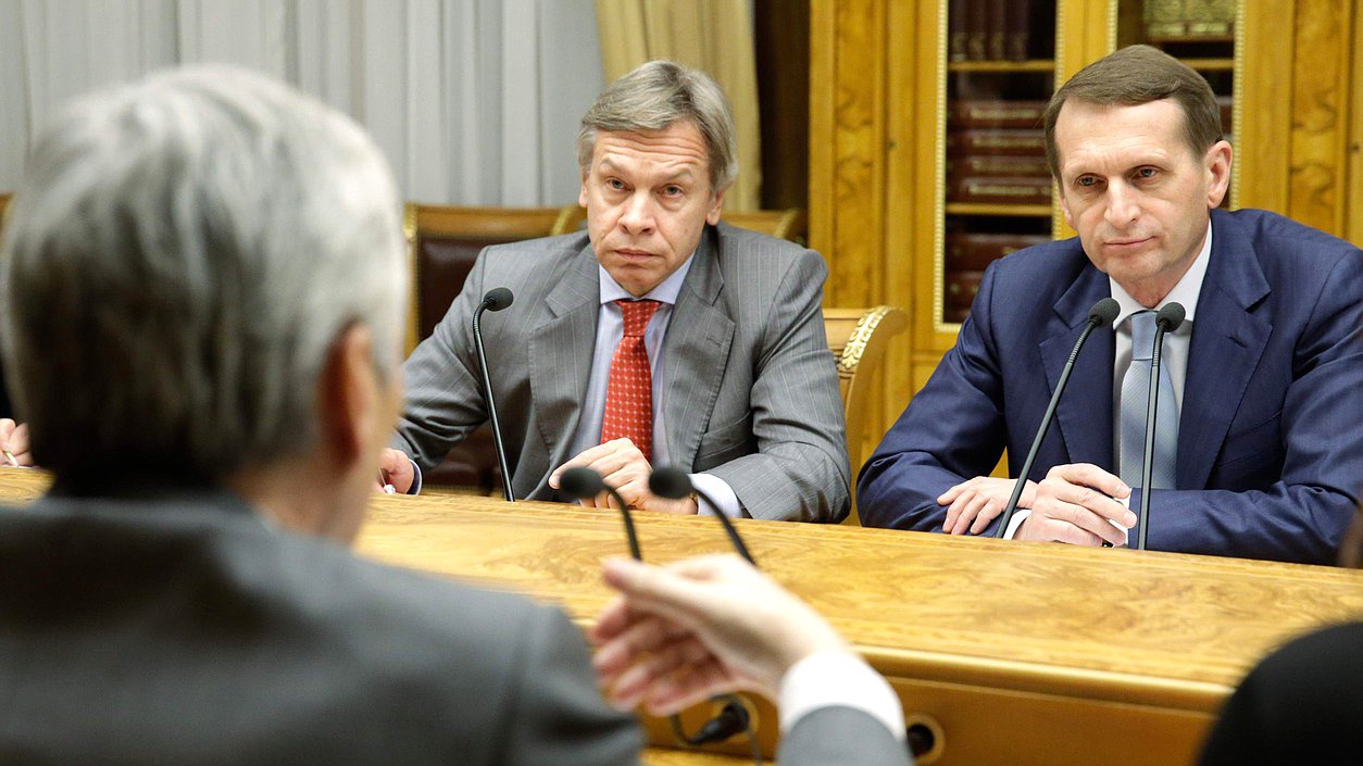 Встреча Сергея Нарышкина с Председателем Комитета министров Совета Европы, заместителем Премьер-министра, Министром иностранных и европейских дел Бельгии Дидье Рейндерсоном.