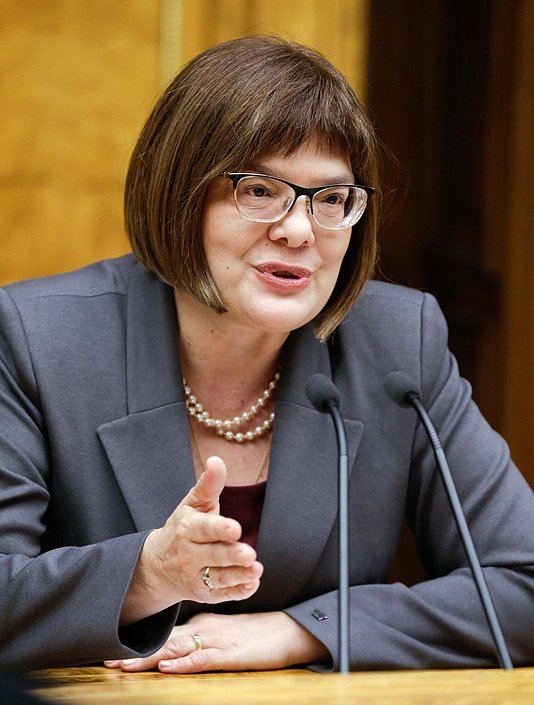 Председатель Государственной Думы Сергей Нарышкин провёл встречу с председателем Народной скупщины Сербии Майей Гейкович.