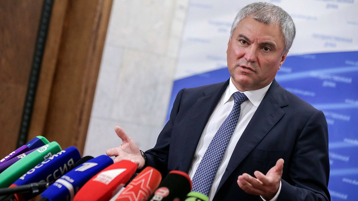 Chairman of the State Duma Viacheslav Volodin