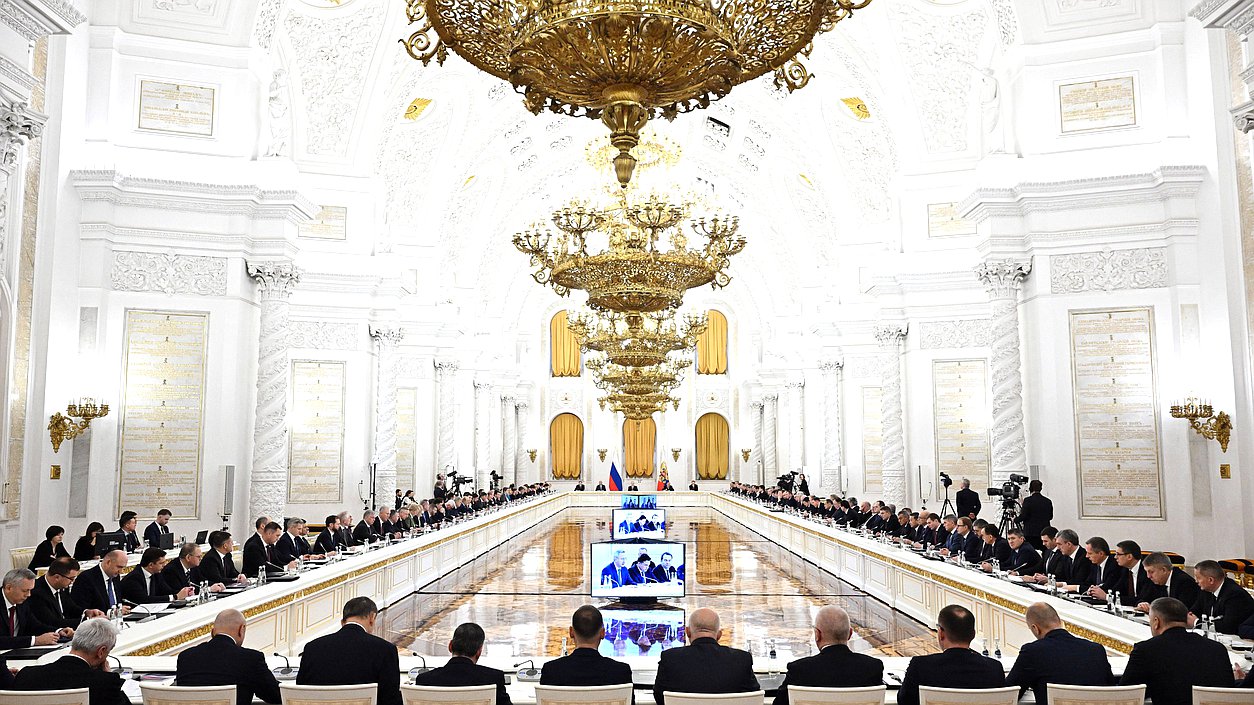 Заседание Государственного Совета РФ на тему "О подготовке кадров для экономики РФ". Фото: пресс-служба Президента РФ