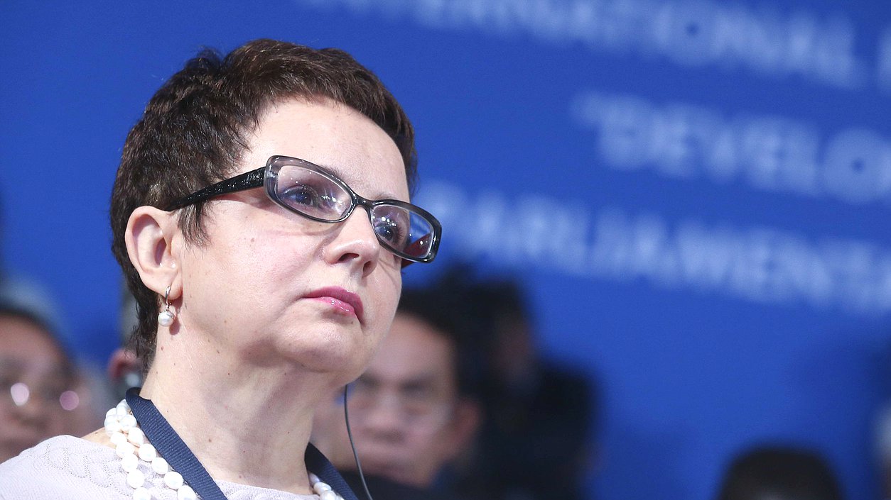 Chairwoman of the Committee on Control and Regulations Olga Savastyanova