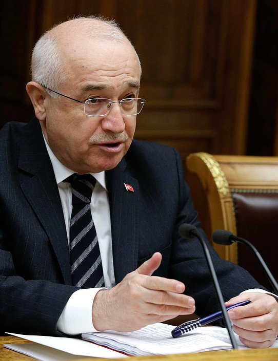 Встреча Председателя Государственной Думы Федерального Собрания Российской Федерации С.Е. Нарышкина с Председателем Великого Национального Собрания Турецкой Республики Дж.Чичеком.