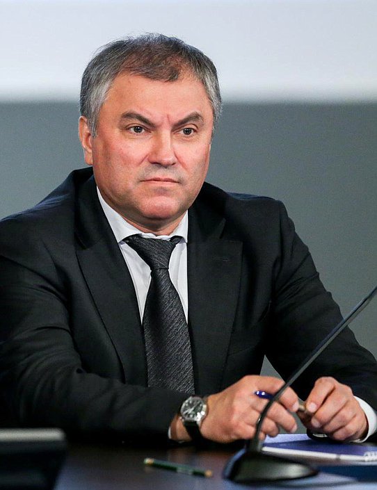 Председатель Государственной Думы Вячеслав Володин во время заседания. Автор фото: Анна Исакова/Фотослужба Государственной Думы.