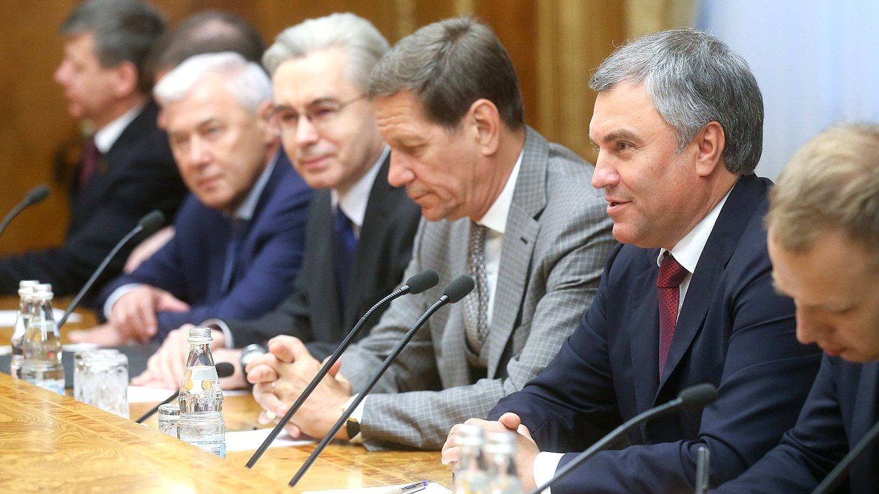 Meeting of Chairman of the State Duma Viacheslav Volodin with President of the Republic of Korea Moon Jae-in