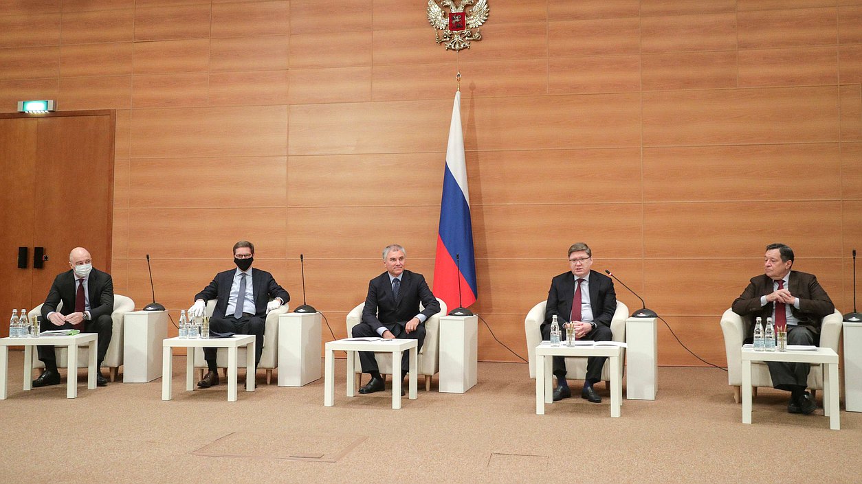 Заседание фракции «Единая Россия», посвященное обсуждению проекта федерального бюджета на 2021 год и плановый период 2022 и 2023 годов
