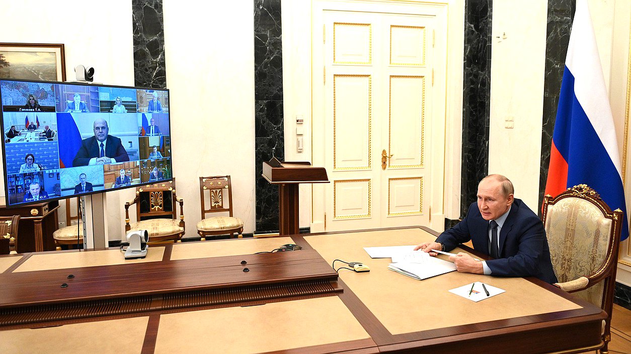 Заседание Совета по стратегическому развитию и национальным проектам. Фото: kremlin.ru