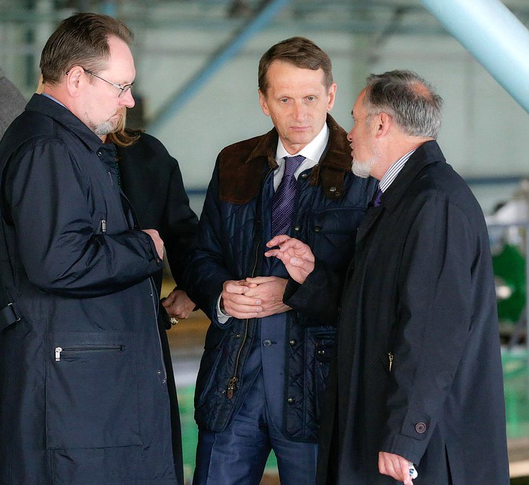   Рабочая поездка Сергея Нарышкина в Санкт-Петербург и Ленинградскую область. Посещение Федерального селекционно-генетического центра рыбоводства.