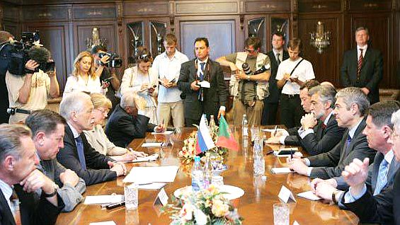 Состоялась встреча Председателя Государственной Думы Бориса Грызлова с премьер-министром Португалии Жозе Сократешем