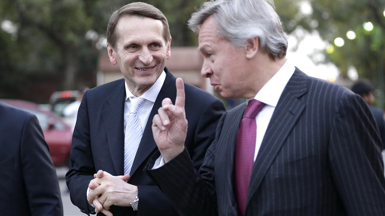 Официальный визит Председателя Государственной Думы Федерального Собрания Российской Федерации С.Е. Нарышкина в Республику Индию. Встреча с Президентом Индии Пранабом Мукерджи.