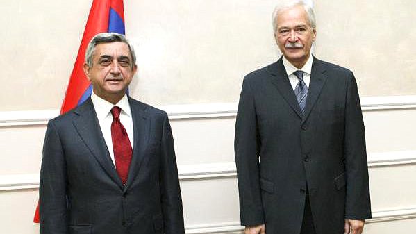 25 октября состоялась встреча Председателя Государственной Думы Бориса Грызлова с Президентом Республики Армения Сержем Саргсяном