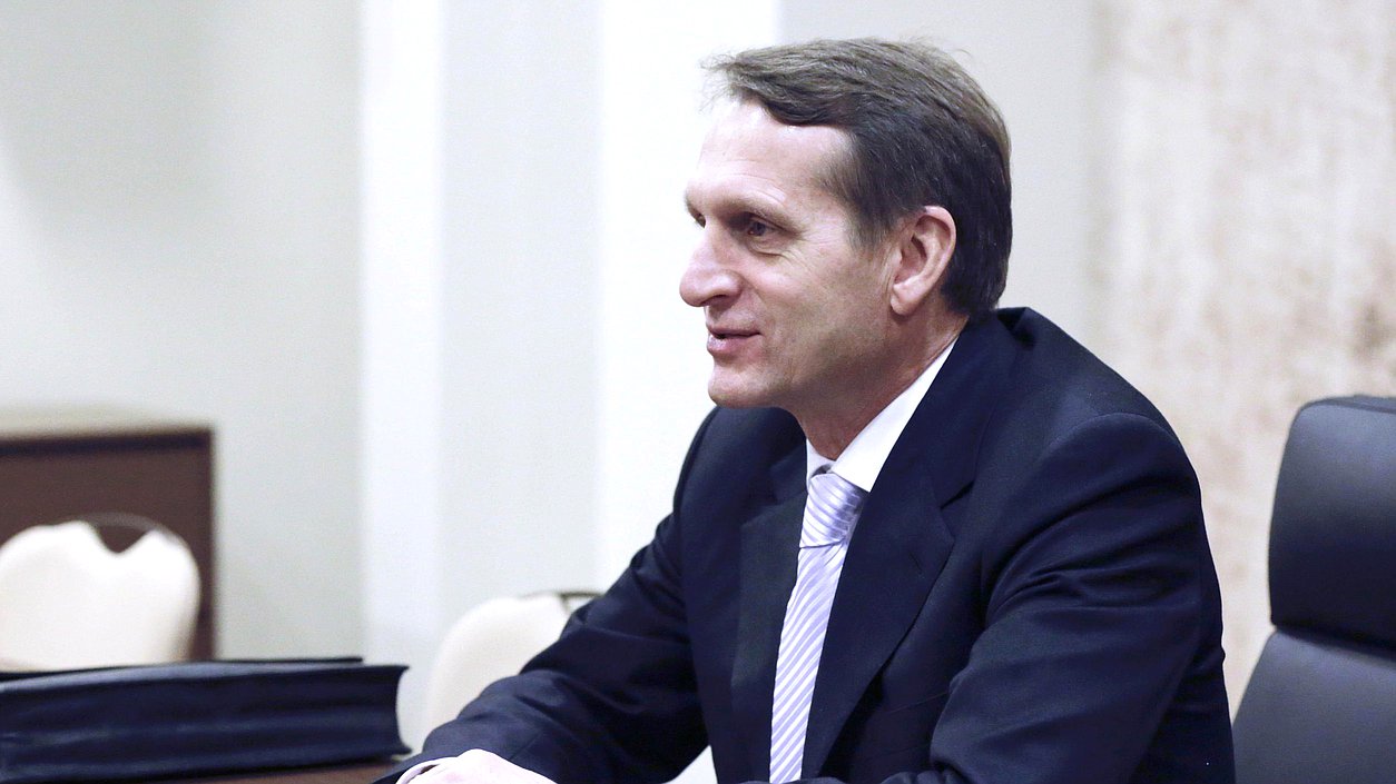 Рабочая поездка Председателя Государственной Думы Федерального Собрания Российской Федерации Сергея Нарышкина в Южный федеральный округ. Встреча с Председателем Палаты представителей Национального собрания Республики Беларусь Владимиром Андрейченко.