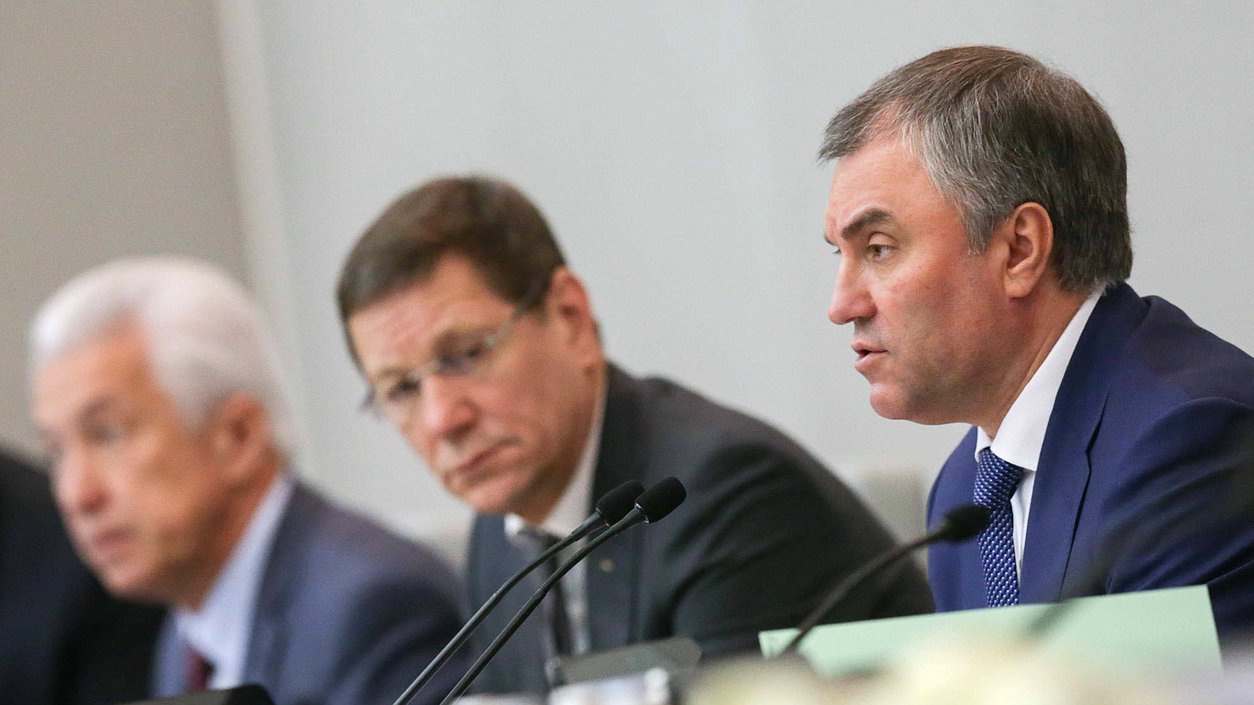 Председатель Государственной Думы Вячеслав Володин