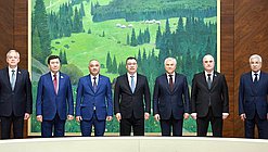 Президент Киргизской Республики Садыр Жапаров встретился с членами Совета Парламентской Ассамблеи ОДКБ