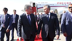Прибытие делегации Государственной Думы в Азербайджан