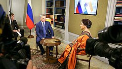 Interview of Chairman of the State Duma Viacheslav Volodin to the Indian TV channel DD1