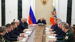 Meeting with permanent members of the Security Council. Photo credit: kremlin.ru