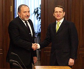 Председатель Госдумы встретился с министром иностранных дел Израиля