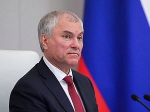 Chairman of the State Duma Vyacheslav Volodin