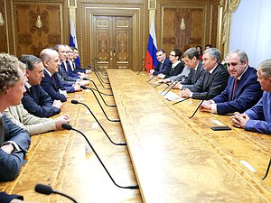 Встреча по итогам вручения наград Государственной Думы должностным лицам Федеральной налоговой службы России