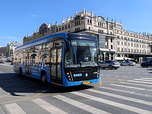 общественный транспорт автобус электробус