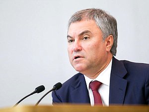 Председатель Государственной Думы Вячеслав Володин