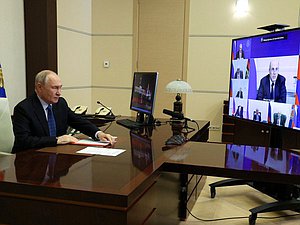 Оперативное совещание с членами Совета Безопасности. Фото: kremlin.ru
