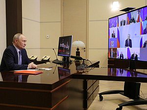 Совещание с постоянными членами Совета Безопасности. Фото: kremlin.ru