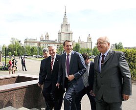 15 мая С.Нарышкин выступил на торжественном заседании, посвящённом 80-летнему юбилею исторического факультета МГУ