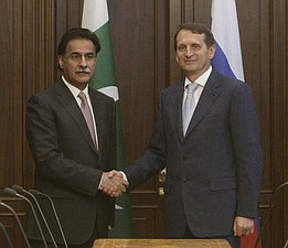 22 мая С.Нарышкин встретился со Спикером Национального Собрания Исламской Республики Пакистан С.А.Садиком