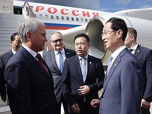 Official visit of Chairman of the State Duma Vyacheslav Volodin to the People's Republic of China. Changchun