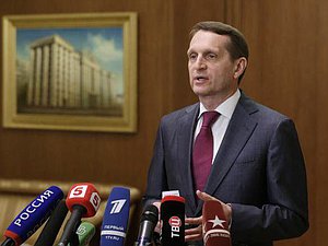 Сергей Нарышкин: крымчане и жители Севастополя могут не волноваться – банковская система Крыма будет работать без сбоев