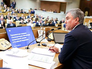 Председатель Государственной Думы Вячеслав Володин