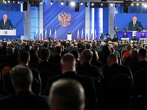 Послание Президента РФ Владимира Путина Федеральному Собранию